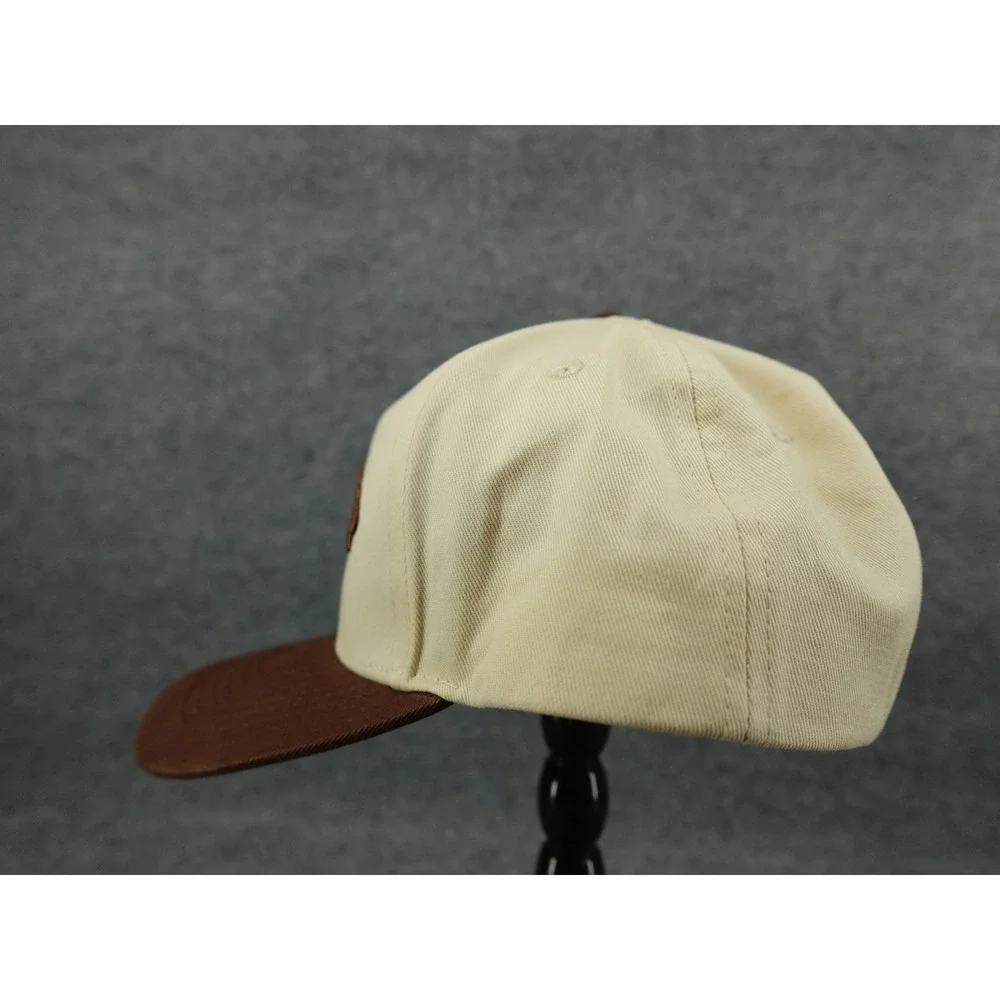 Walli Text Me Later Snapback Hat Unisex OSFM Cream Brown Excellent‎ Streetwear